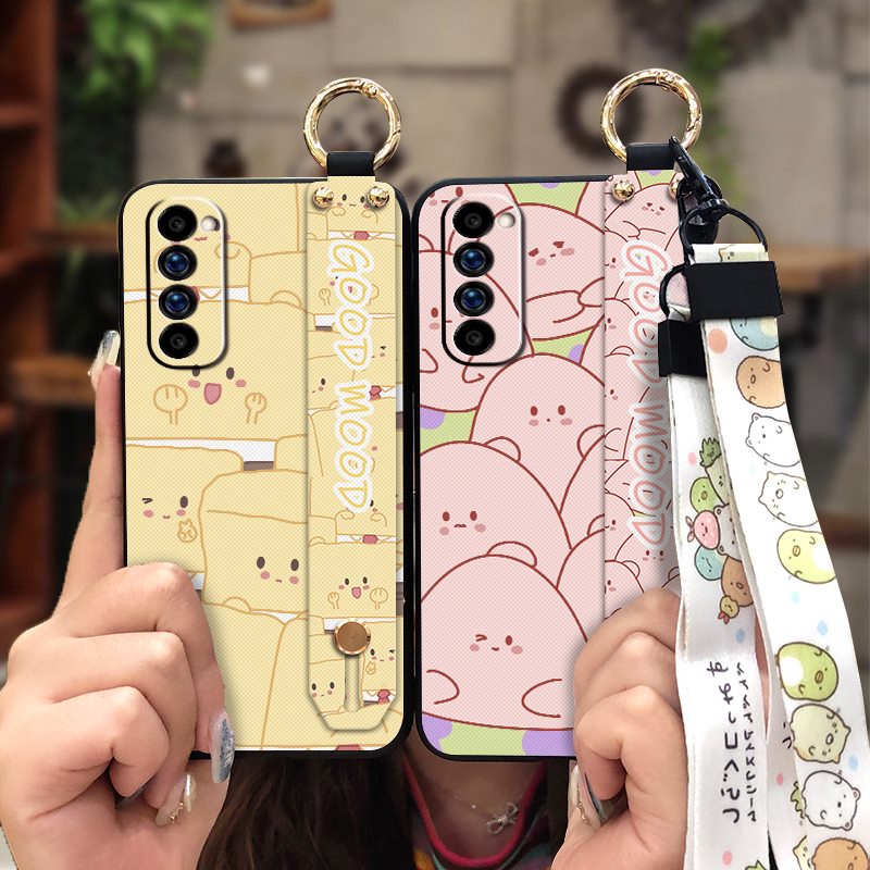 Ốp Điện Thoại Mềm Chống Bụi Kèm Dây Đeo Cho OPPO Reno4 Pro 4G