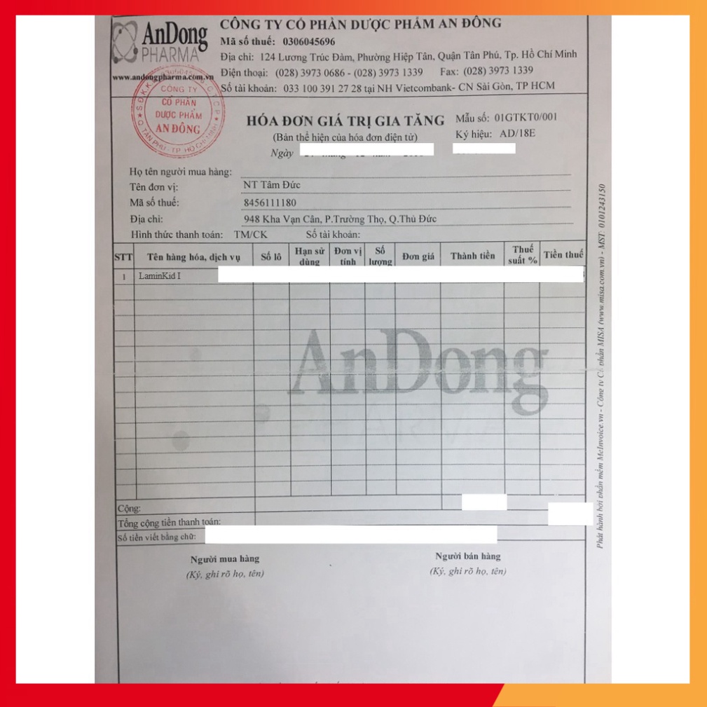 LaminKid I  - Giúp trẻ ăn ngon, tăng sức đề kháng - Lamin Kid