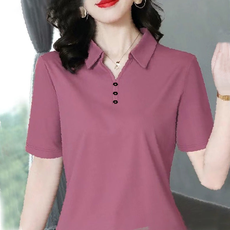 Áo polo tay lửng thời trang dành cho nữ