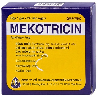 Kẹo ngậm ho mekotricin