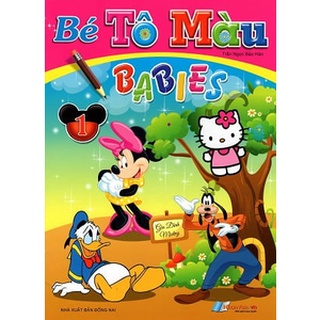 Sách bé tô màu babies tập 1