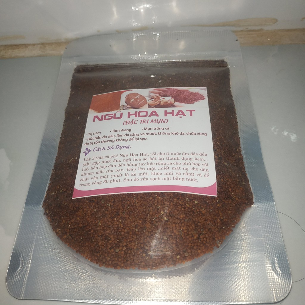 Bột Đắp Mặt Nạ Thiên Nhiên Ngũ Hoa Hạt 100gr