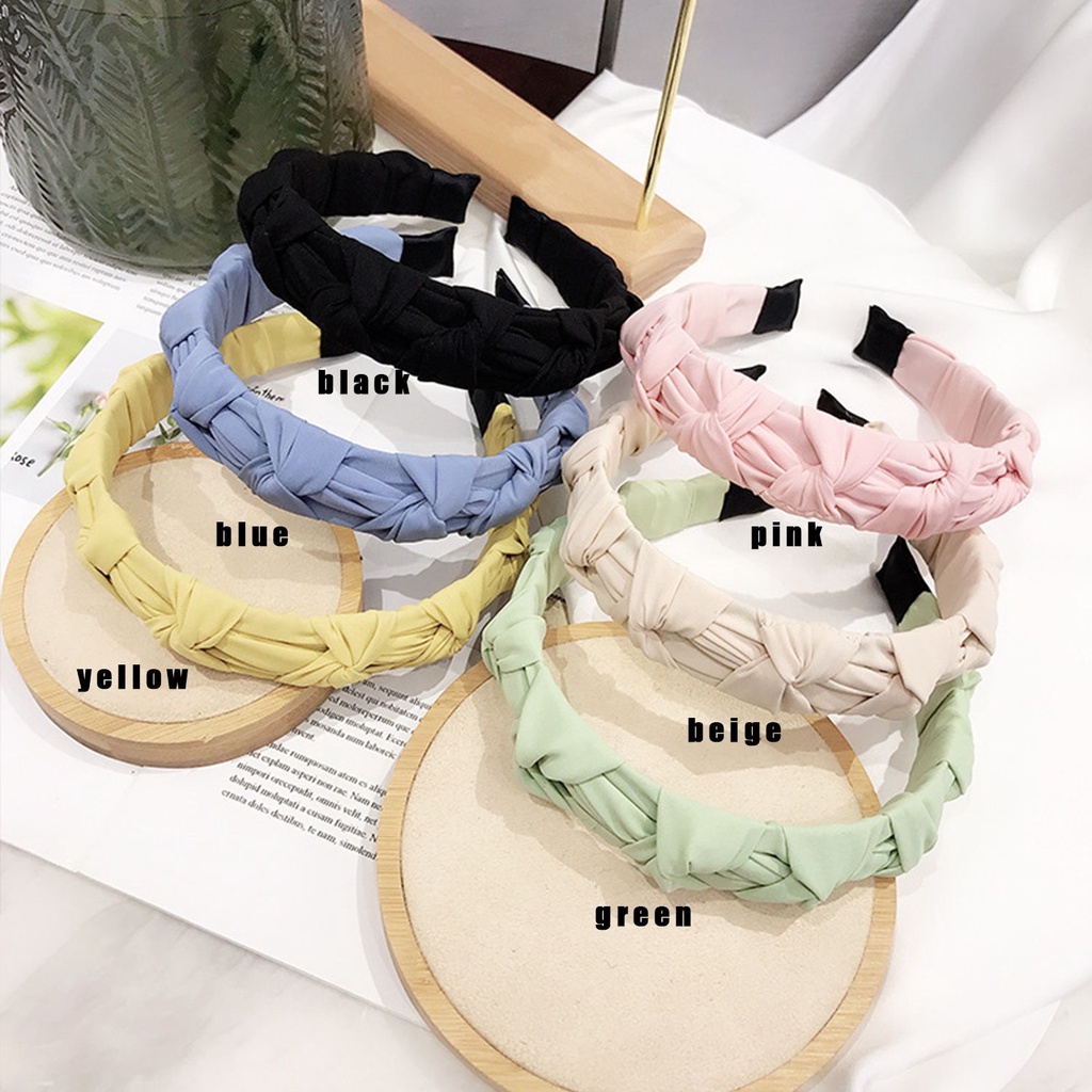 Furccostair Băng Đô Cài Tóc Mềm Mại Màu Trơn Thời Trang Hàng Đầu Chất Lượng Cao Chống Trượt Nhiều Màu Cho Nữ