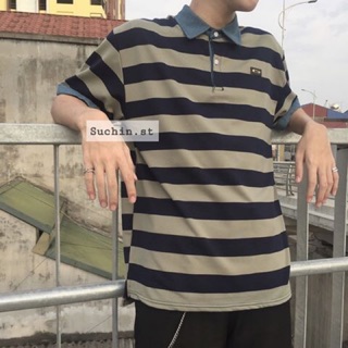 Áo polo kẻ ngang pl0006