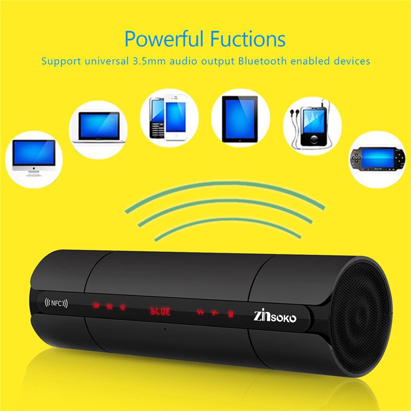 Loa Bluetooth Không Dây Fdl 1 X Zinsoko Kr-8800 Kèm Phụ Kiện