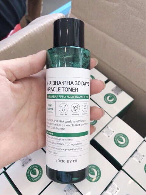 Nước Hoa Hồng "Thần Kỳ" Some By Mi AHA-BHA-PHA 30 Days Miracle Toner 150ml [Trị Sạch Mụn Chỉ Trong 30 Ngày]