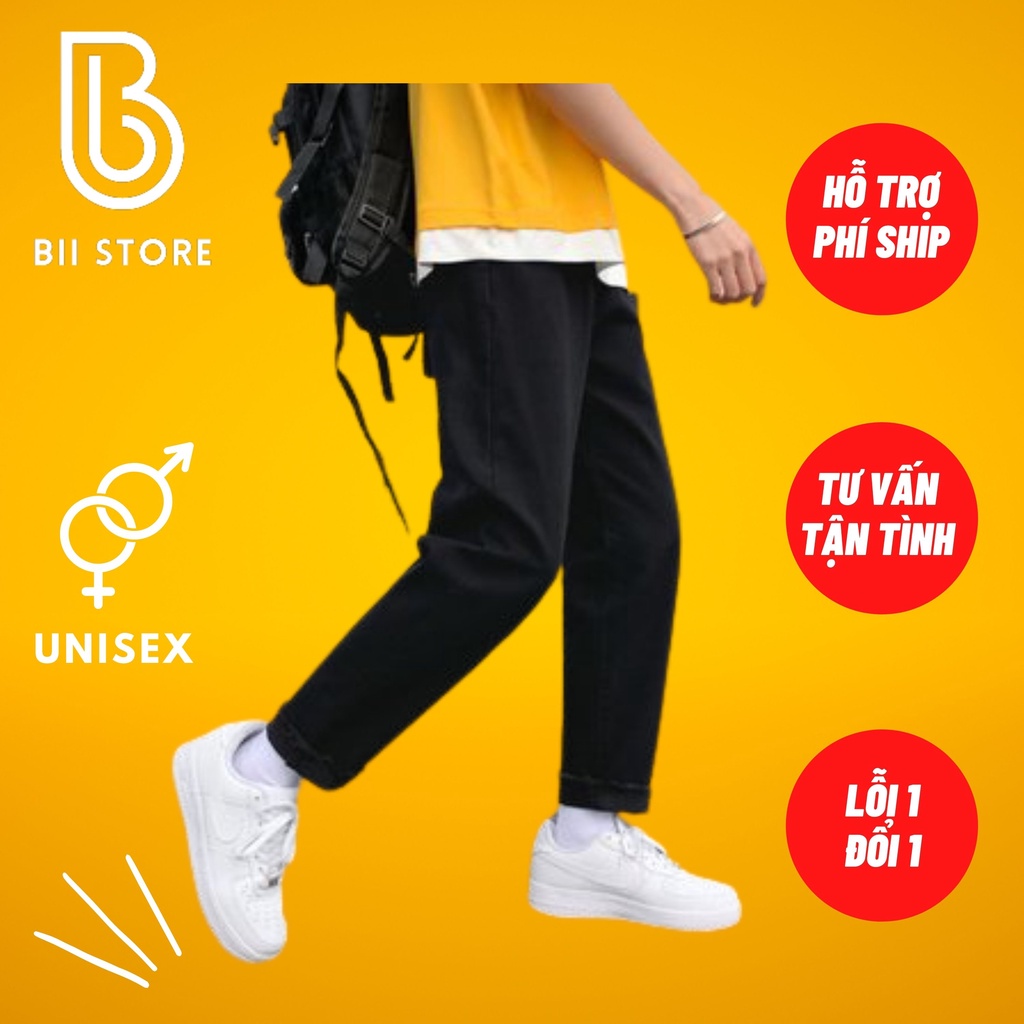 Quần ống rộng nam nữ , basic , form baggy cá tính , không phai màu phong cách Hàn Quốc