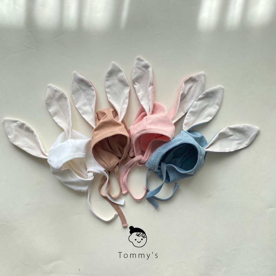 Mũ tai thỏ tai gấu dễ thương cho bé trai bé gái 3-24 tháng TOMMY HOUSE