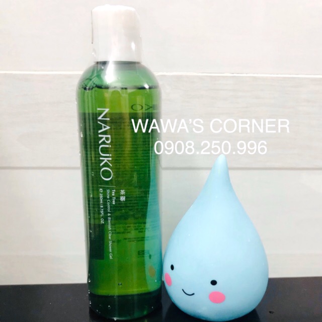 (BẢN ĐÀI) SỮA TẮM TRÀM TRÀ GIẢM MỤN LƯNG NARUKO TEA TREE SHINE CONTROL AND BLEMISH CLEAR SHOWER GEL | BigBuy360 - bigbuy360.vn