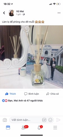 Tinh dầu thơm để phòng hàng của pháp
