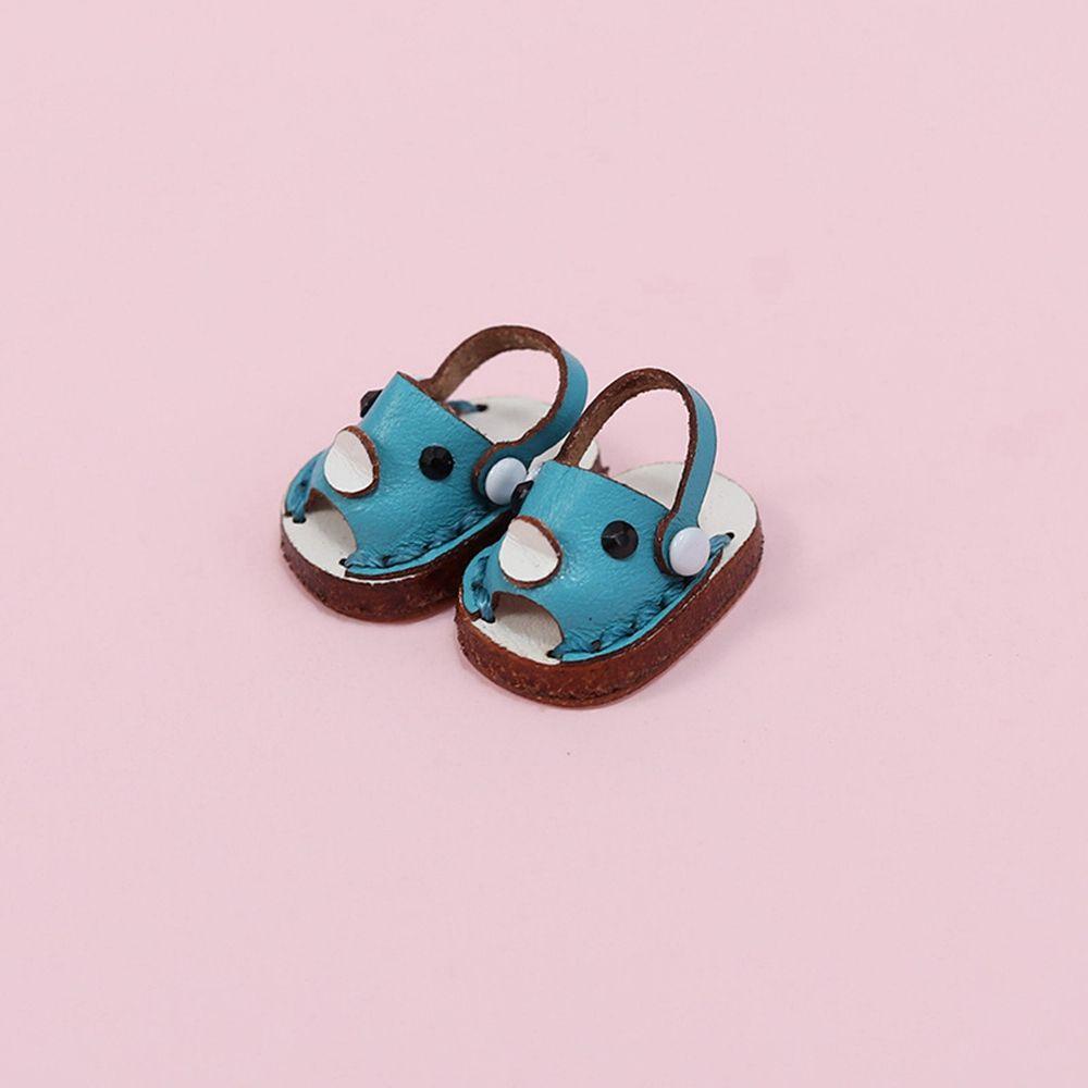 Giày Búp Bê Da Bò 6 Màu Dễ Thương Cho Búp Bê 1 / 11 OB11