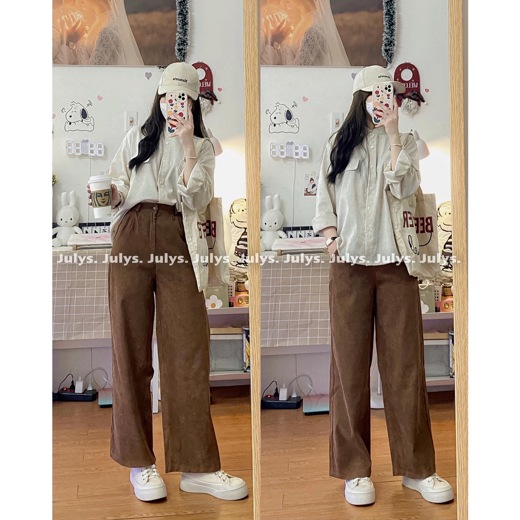 Sơ mi linen cổ tàu (ảnh THẬT shop chụp kèm video)