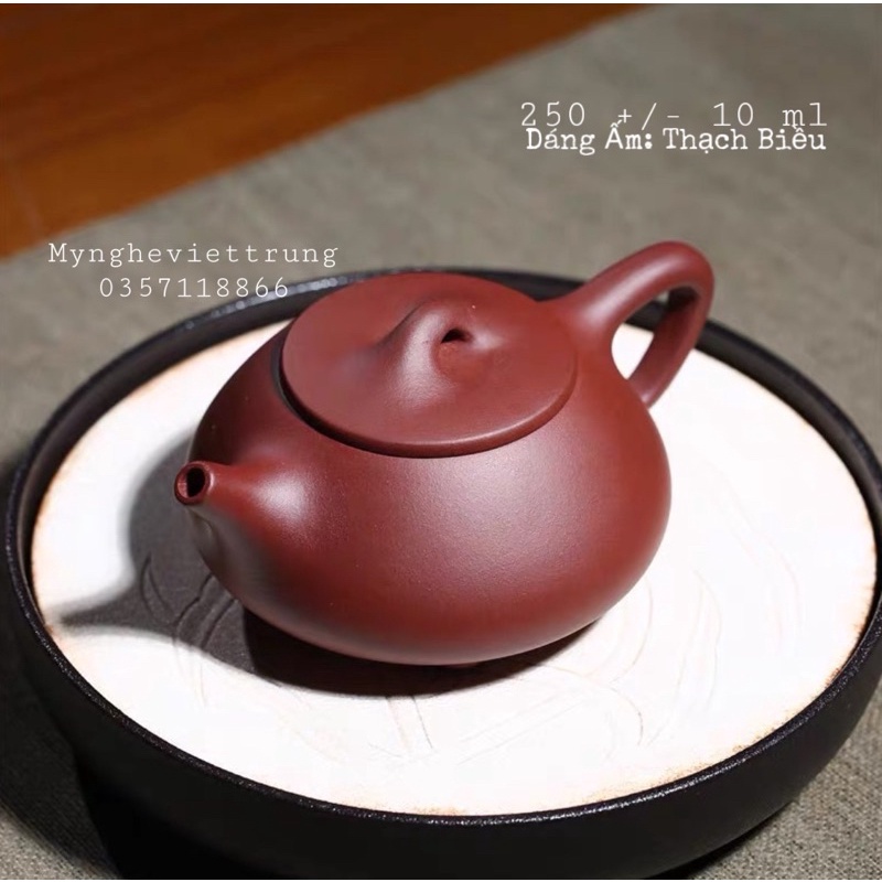 Ấm Tử Sa Nghi Hưng Huyết Long Thạch Biều
