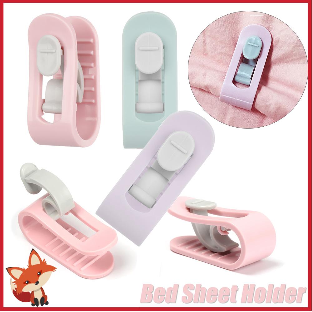 Set 4 Kẹp Cố Định Ga Trải Giường Chống Trượt Tiện Dụng Nhiều Màu Sắc