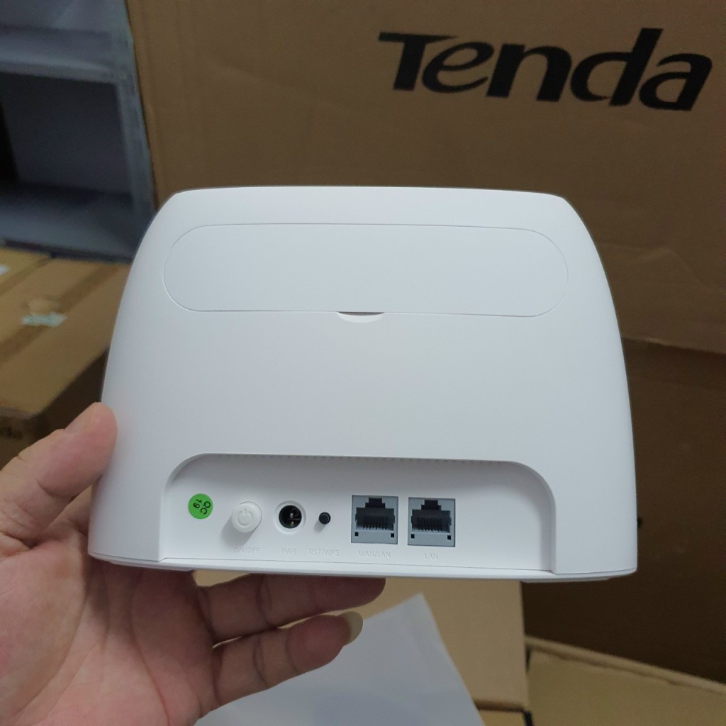 Bộ Phát Wifi 4G LTE Tenda 4G03 Chuẩn N300 Có Cổng Lan Băng Thông Mạnh - Hàng Chính Hãng