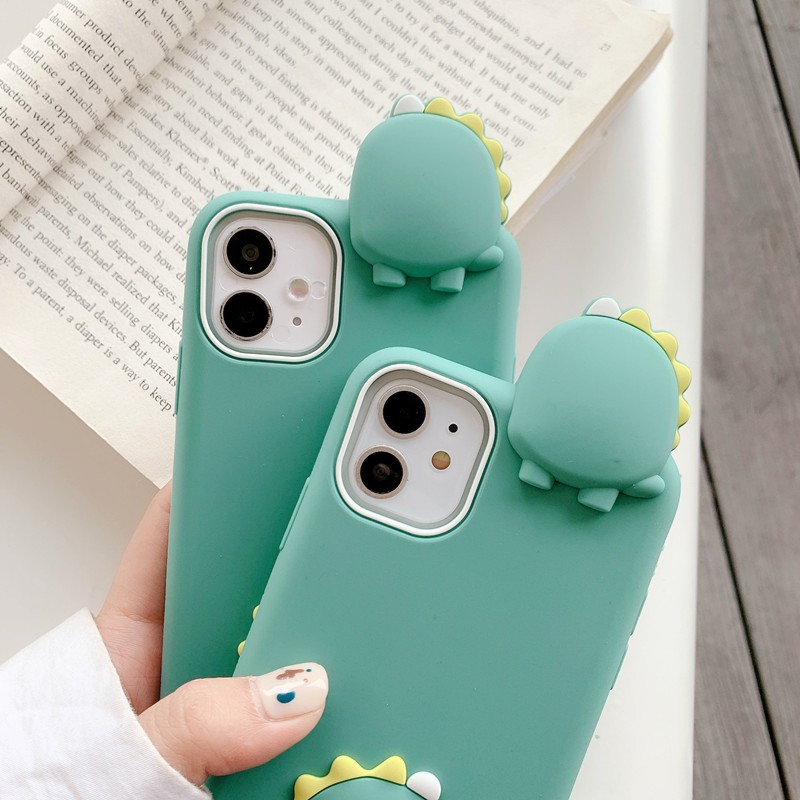 vỏ điện thoại iPhone 11 Pro Max / iPhone12 / iPhone X / iPhone 7 Plus / iPhone 8 / iPhone 6 New Dinosaur Phone Case Silicone Soft Case