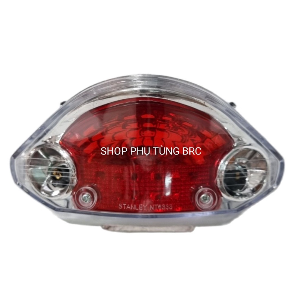 Bộ đèn hậu xe SIRIUS 110cc, 50cc lắp bóng siêu sáng AUDI