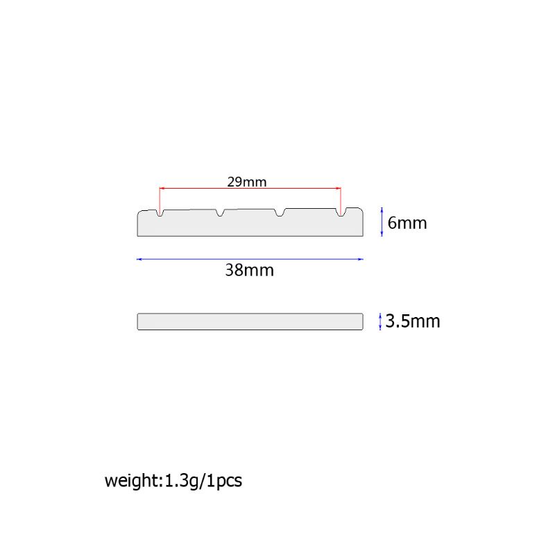 Đai Ốc 4 Dây 38mm Dành Cho Đàn Guitar Bass