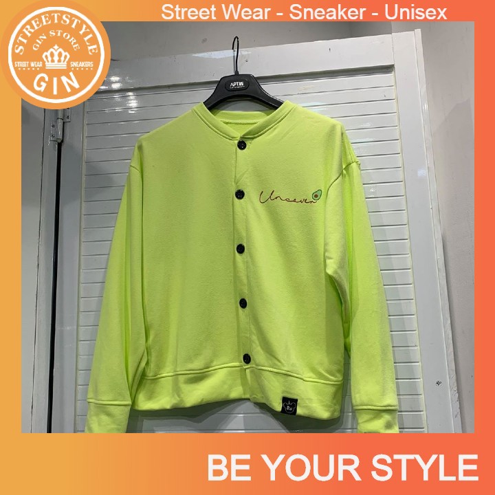 Áo khoác Cardigan Jacket Uncover Fool's Game Xanh Bơ - Gin store (ginstore3)