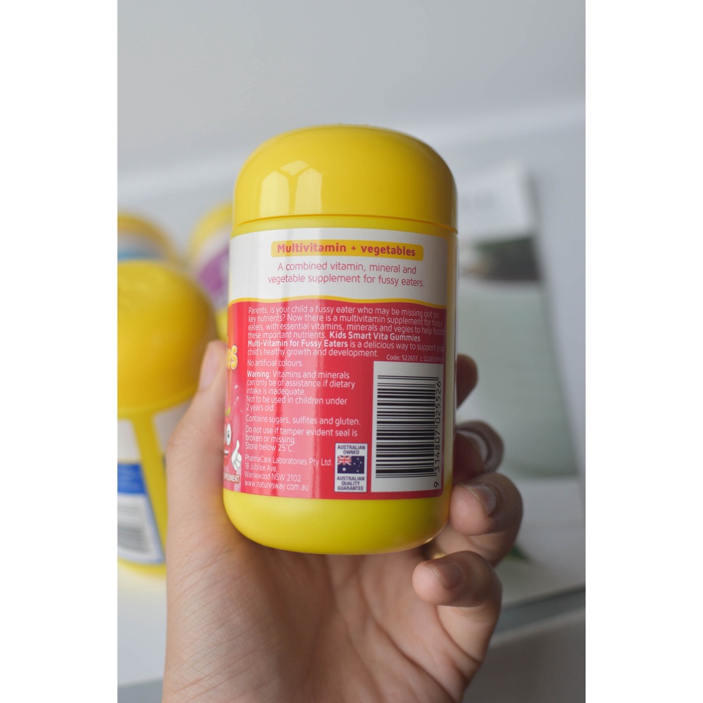 Kẹo dẻo multi vitamin for Fussy Eaters Nature way cho bé