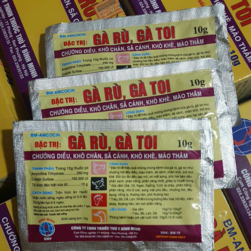 [Mã PET50K giảm Giảm 10% - Tối đa 50K đơn từ 250K] combo 3 gói Gà rù gà toi 10g