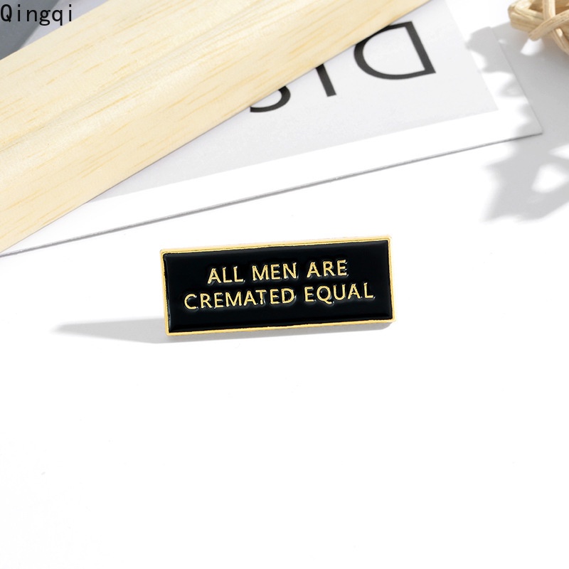 Ghim cài áo MISS ZOE hình câu trích dẫn sáng tạo