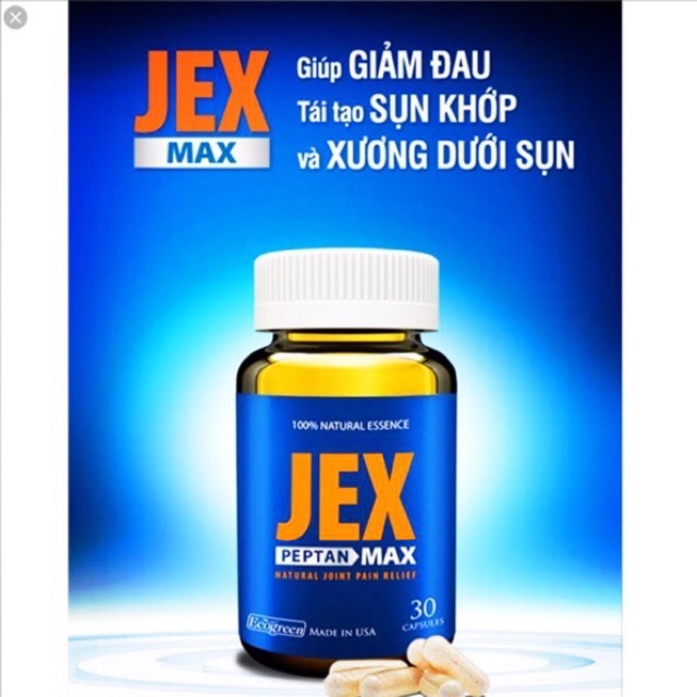 (Hàng Chính Hãng) Viên Uống JEX MAX Chai 30 Viên