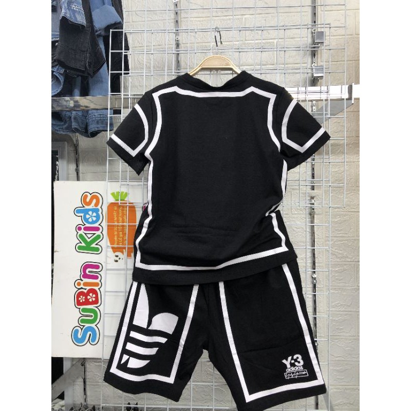 Bộ Y3 đen SBB091 SUBIN KIDS