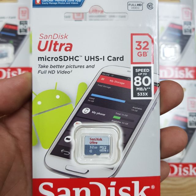 Thẻ nhớ Sandisk 32Gb Chính Hãng 80mb/s | BigBuy360 - bigbuy360.vn
