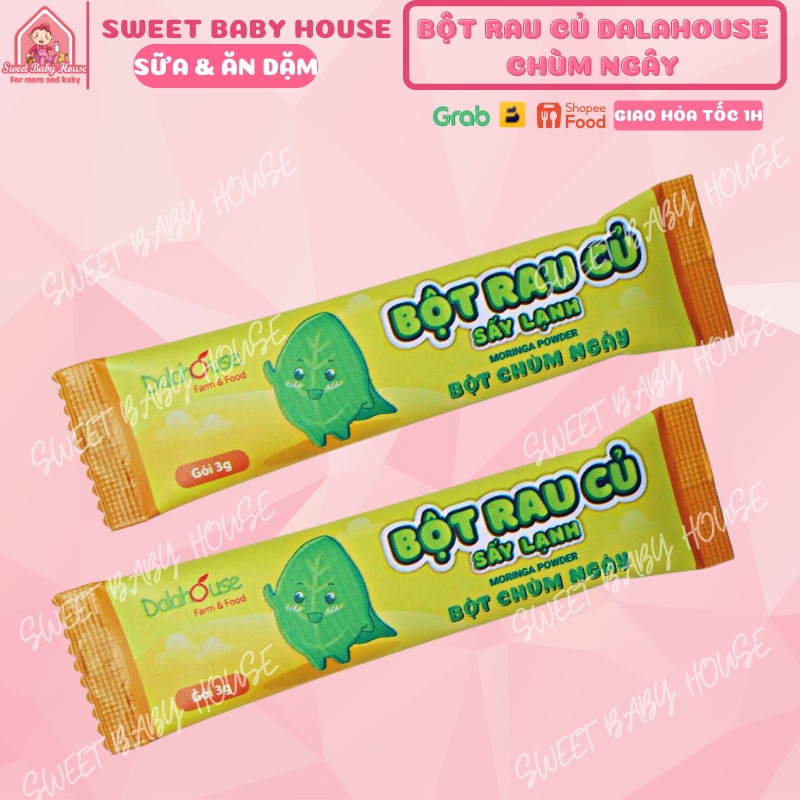 Bột rau củ Dalahouse gói 3g cho bé ăn dặm. Date 5/2024 - Sweet Baby House