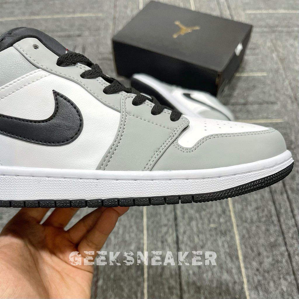 [GeekSneaker] Giày Jordan 1 Low - Light Smoke Grey ( Xám Khói )