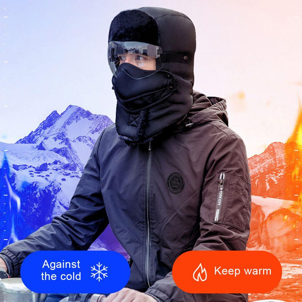 Nón Vải Dày Dặn Thoáng Khí Chống Sương Mù Giữ Ấm Mùa Đông