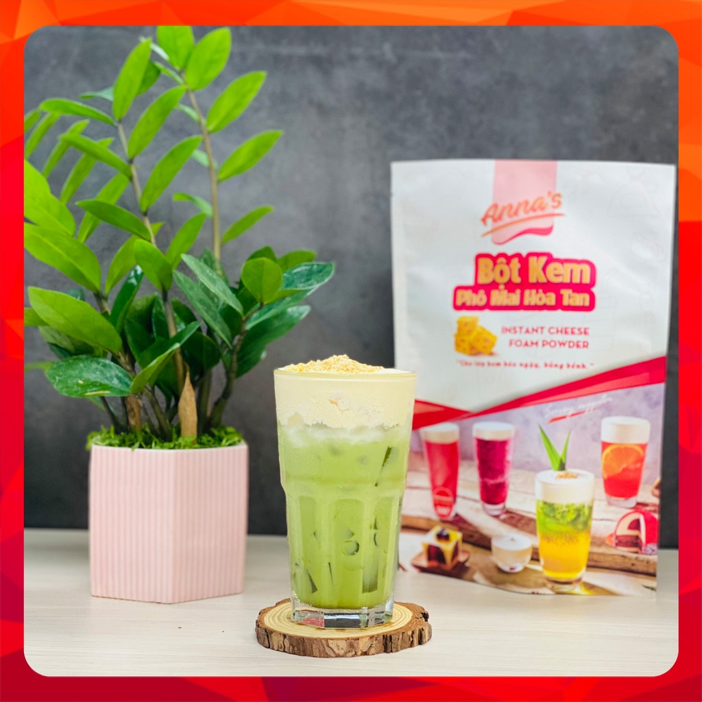 Bột Kem Phô Mai  | Túi 300G pha 40 ly - Bột kem pha chế Váng Sữa Kem Cheese Trà sữa, Đồ uống đá xay
