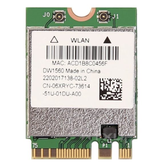 Cạc wifi hackintosh chuẩn NGFF DW1560 (BCM94352Z)