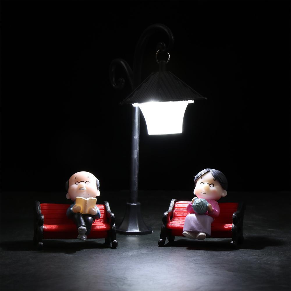 Đồ trang trí Đèn Đường Mini Trang Trí Tiểu Cảnh