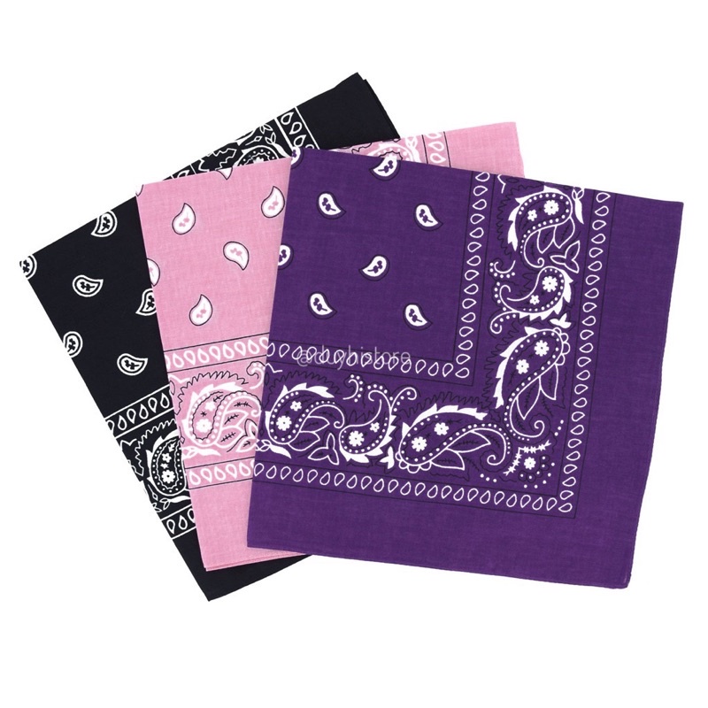 Khăn bandana turban vuông nhiều màu | DUYHI