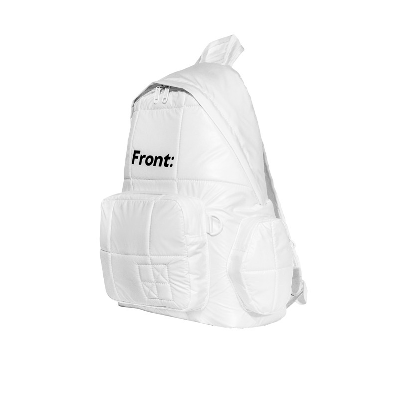 FRONT The Pawn Daypack D921 - WHITE - M - Balo FRONT chất liệu Polyester trượt nước màu trắng
