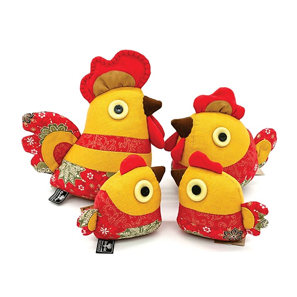 Đồ Chơi Nhồi Bông Gia Đình Gà Tài Lộc Sum Vầy Kymviet 100% Handmade Cotton