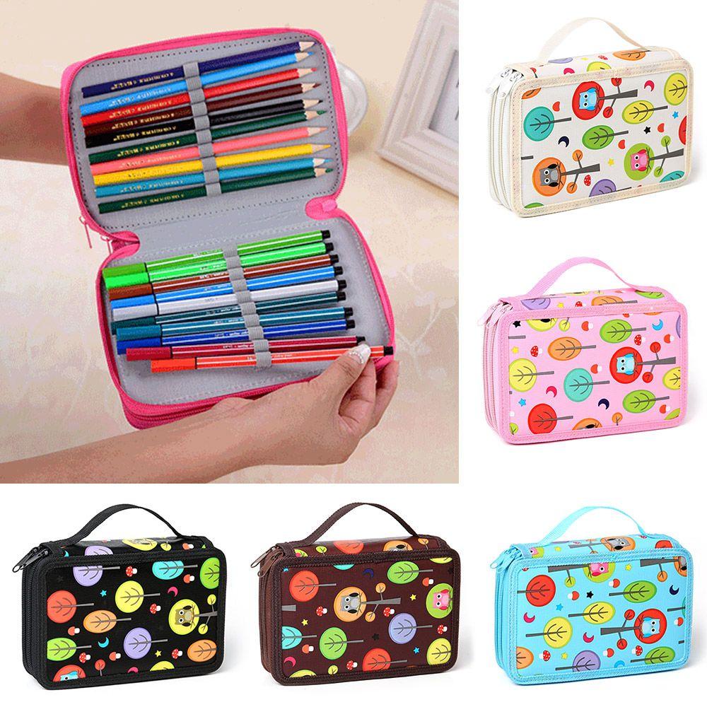 Túi Đựng Bút Chì Cỡ Lớn 32 Lỗ Màu Sắc Xinh Xắn Tiện Dụng