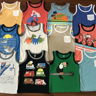 Combo 2 Áo ba lỗ bé trai baby Gap