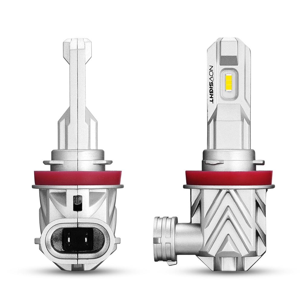 Đèn pha LED NOVSIGHT H8H9/H11 25W 5000LM 12V 6000K cho xe mô tô