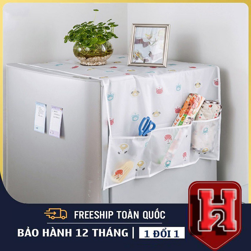 ❤️FREE SHIP❤️Bạt Phủ Tủ Lạnh Kèm Túi 2 Bên Tiện Dụng, Bảo Vệ Tủ Lạnh Khỏi Tác Động Môi Trường