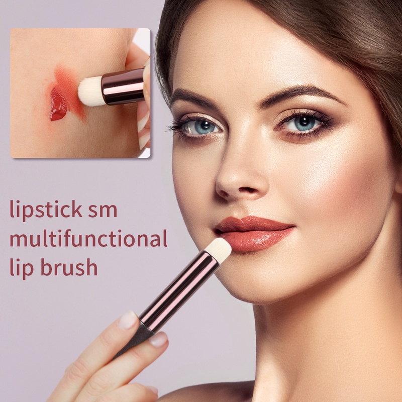 Cọ Trang Điểm Môi Đầu Tròn Đa Năng Tiện Dụng
