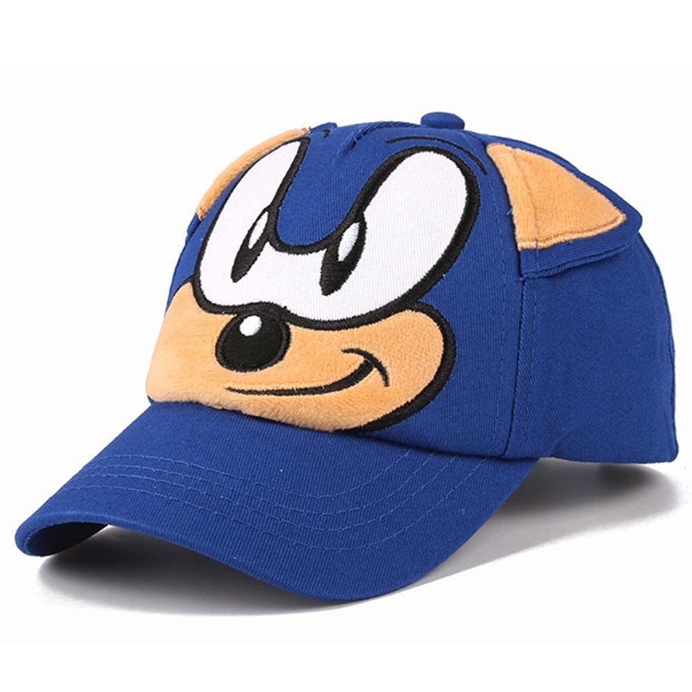 Mũ Lưỡi Trai Vải Cotton In Hình Sonic Phong Cách Hiphop Cho Nam Và Nữ
