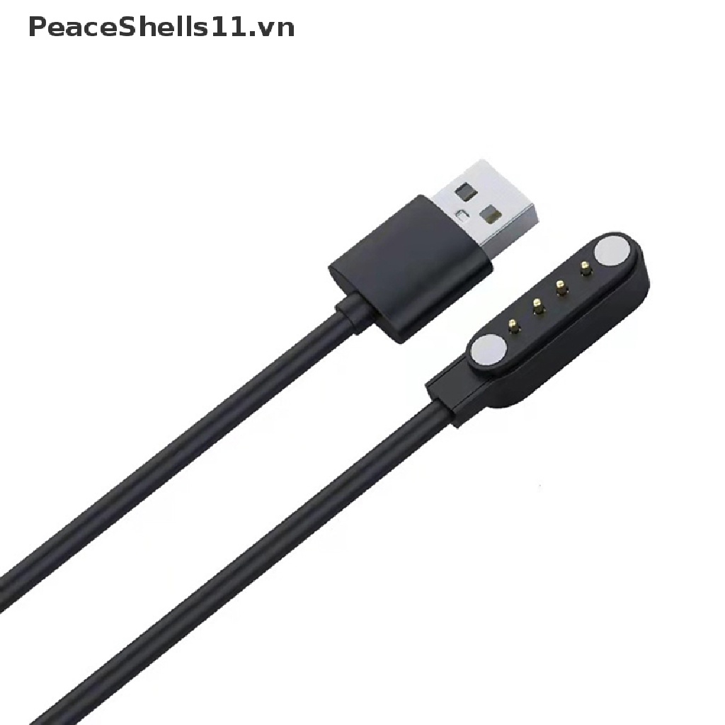 Dây Cáp Sạc Từ Tính 2 Pin 4 Pin USB Cho Đồng Hồ Thông Minh 7.62mm 2.54mm 4mm