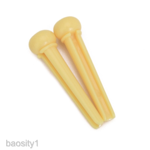 Nút xương đàn và ghim ngựa đàn màu vàng cho đàn guitar acoustic tiện dụng