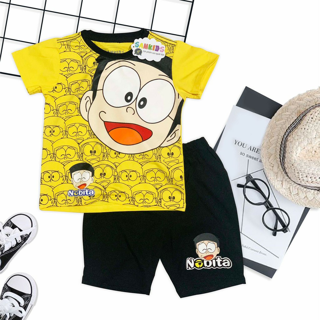 Bộ quần áo thời trang trẻ em Nobita