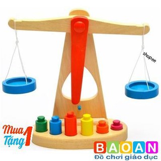 Cân thăng bằng gỗ đồ chơi