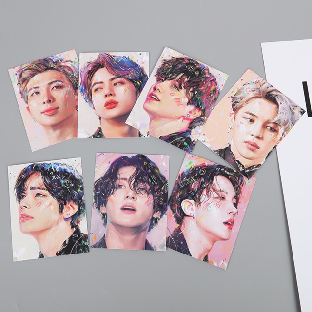 [ BTS CARD 7*9cm] Set 7 card BTS – Set 7 thẻ hình BTS