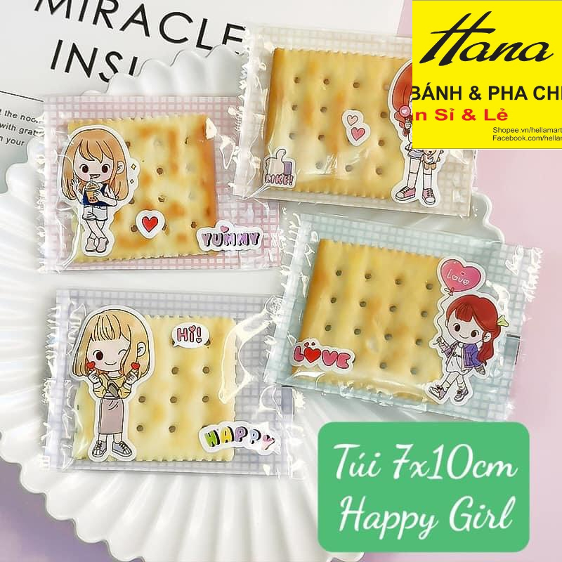 Túi cookie kích thước 7x10cm  (100 chiếc) - GỬI NGẪU NHIÊN